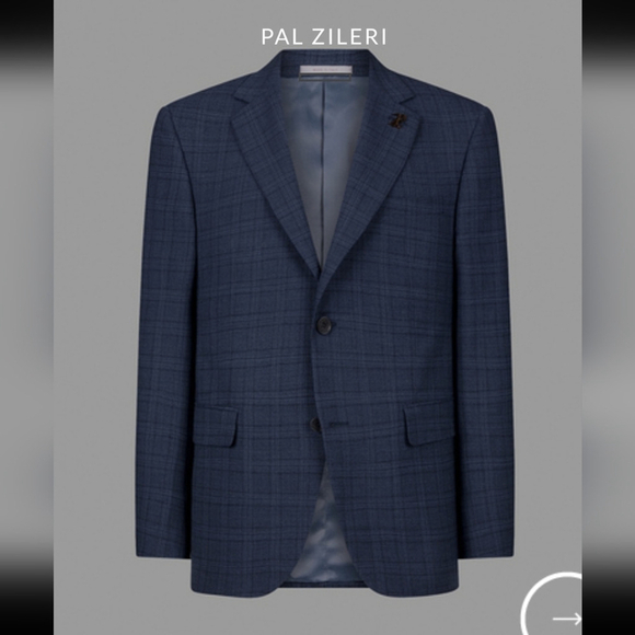 PAL ZILERI MEN'S WOOL BLAZER SPORTS COAT JACKET LIKE NEW SIZE 56 - Picture 1 of 11